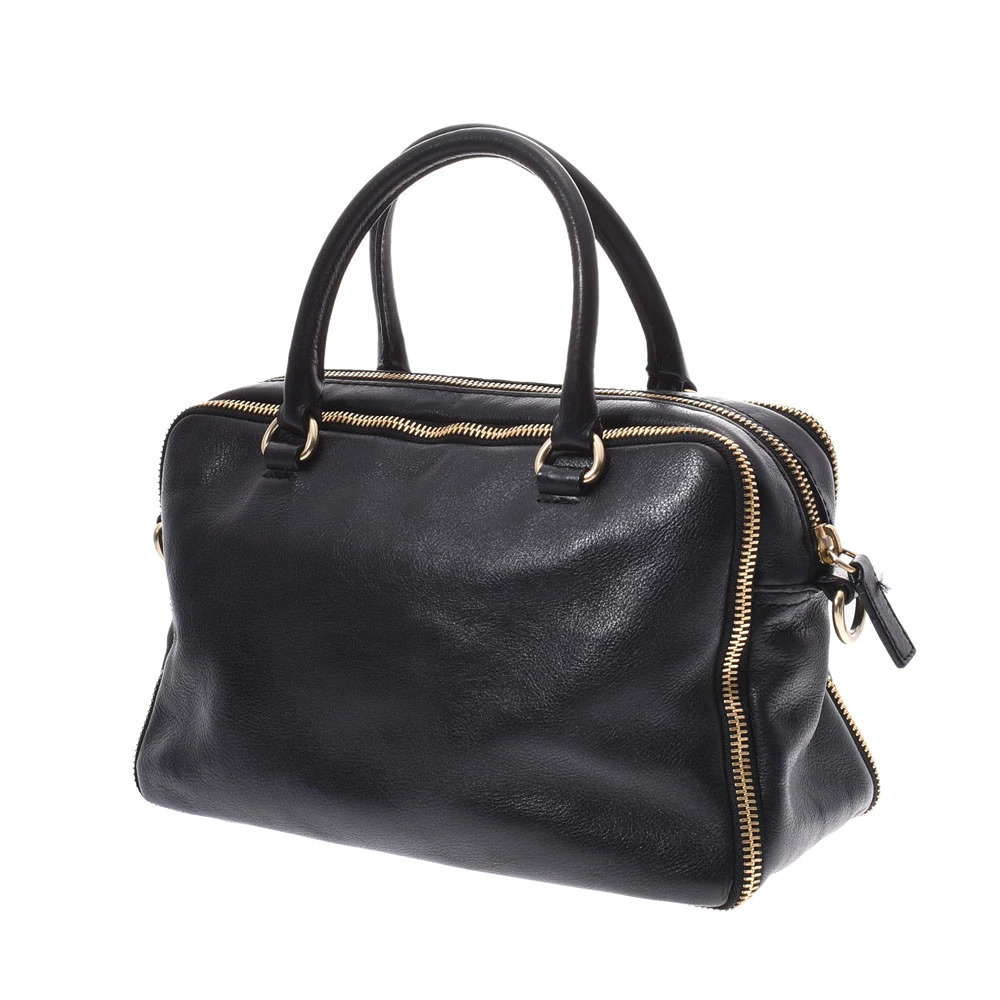 Givenchy Leather Shoulder Black Bag 2way Black